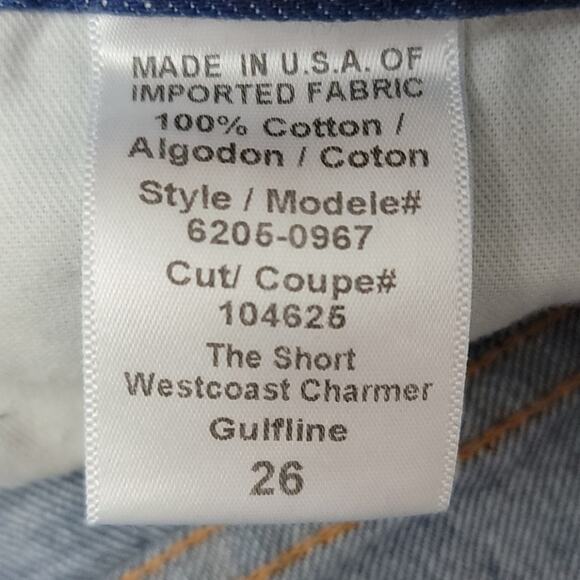 Current/Elliott The Short Westcoast Charmer denim 26 - Picture 6 of 9